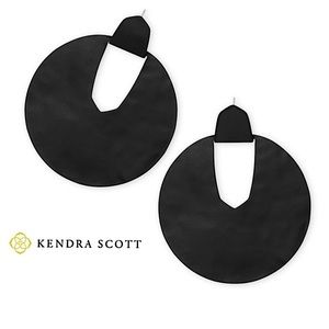 NEW Kendra Scott Black Diane Statement Earrings